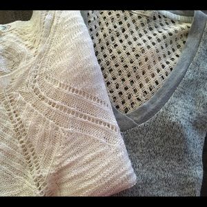Bundle of lightweight sweaters